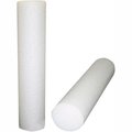 Fabrication Enterprises CanDo® Jumbo White PE Round Foam Roller, 8" Dia. x 36"L 30-2260